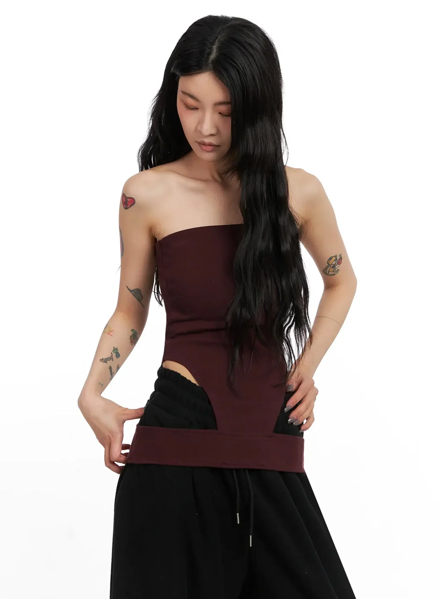 Sleek Cutout Tube Top IN528 - Image 5