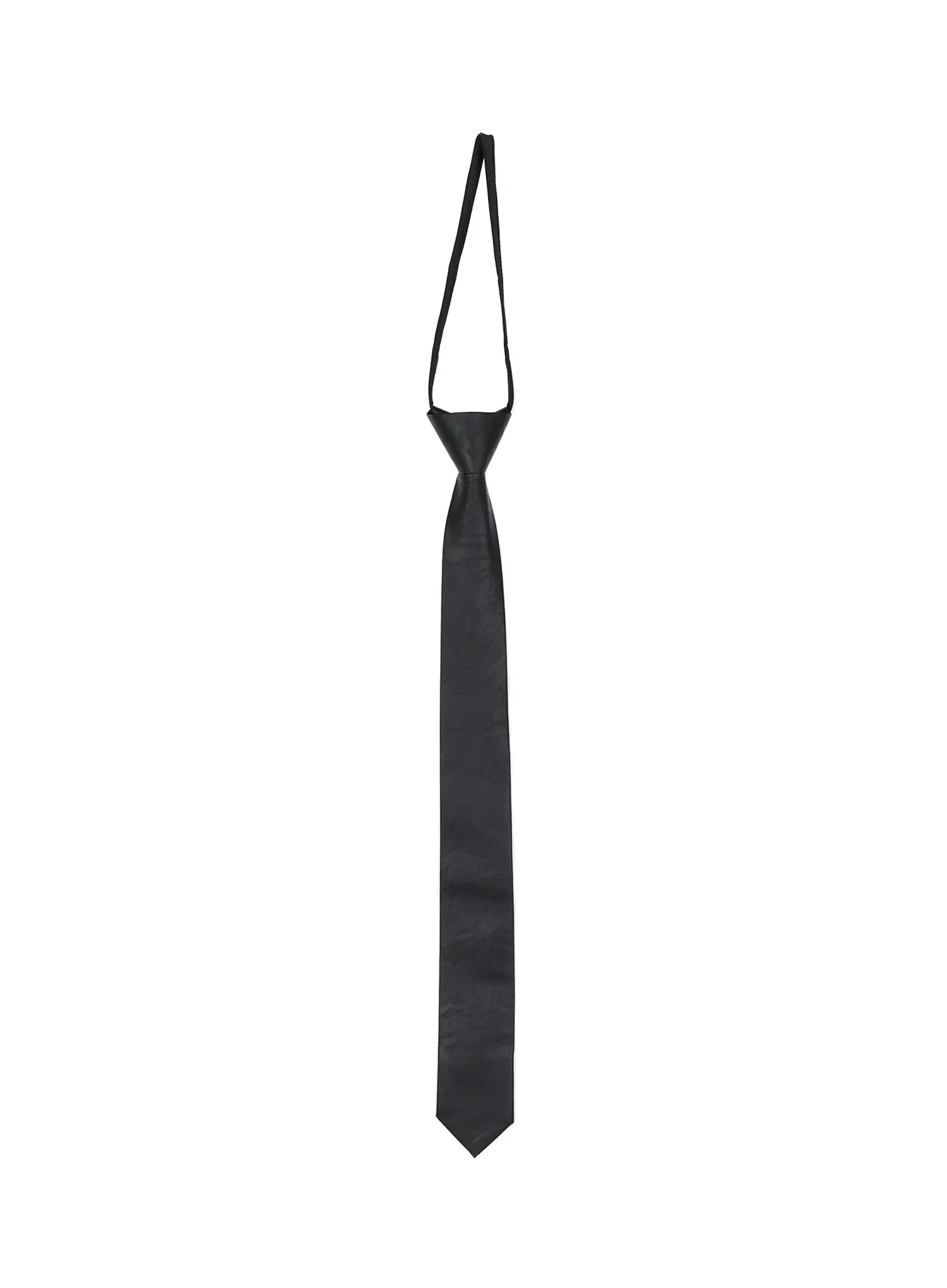 Sleek Leather Neck Tie CJ513 - Image 7