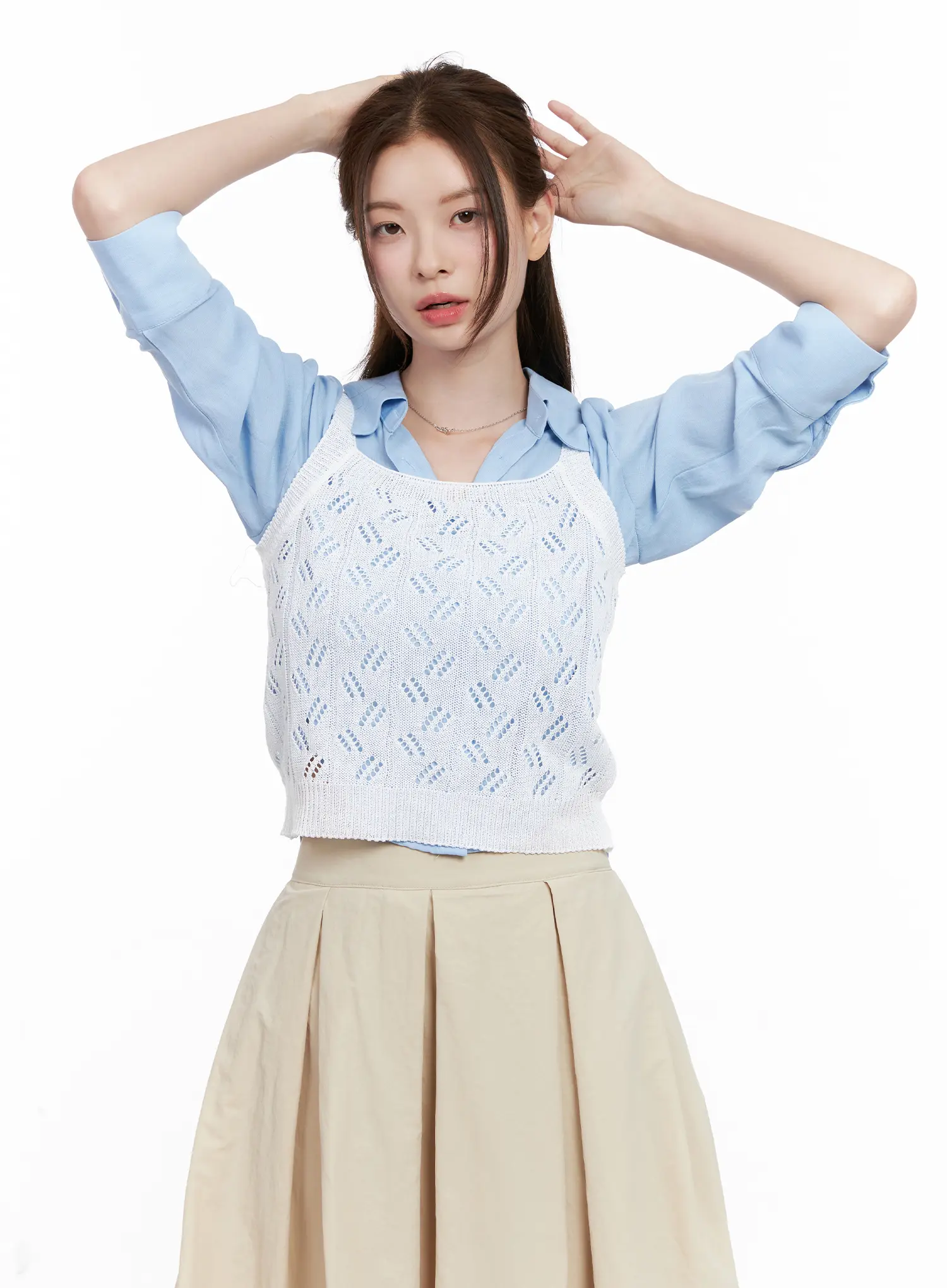 Sleeveless Knit Tank Top CL524 - Image 10