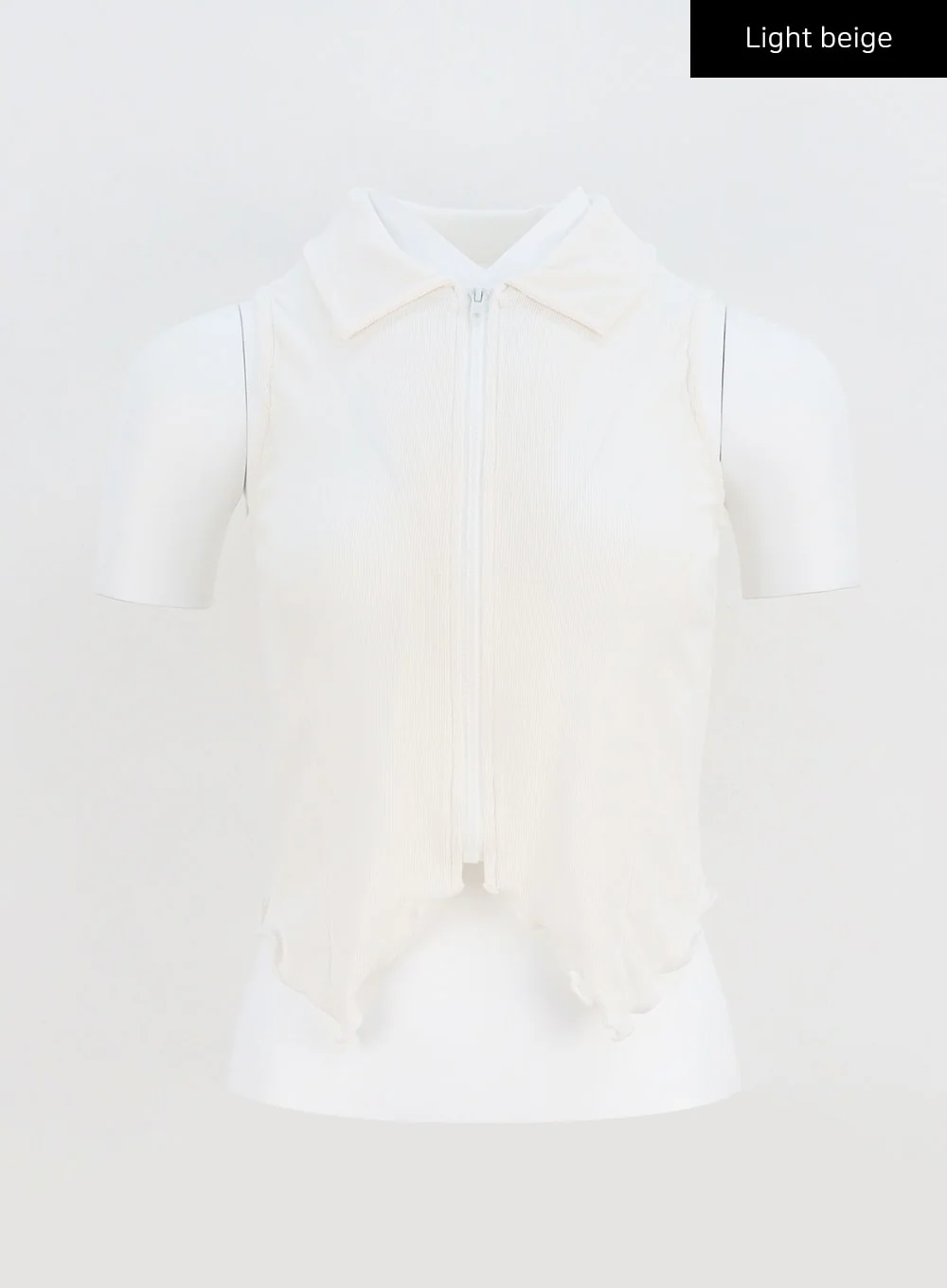 Sleeveless Zip-Up Top BY308 - Image 11