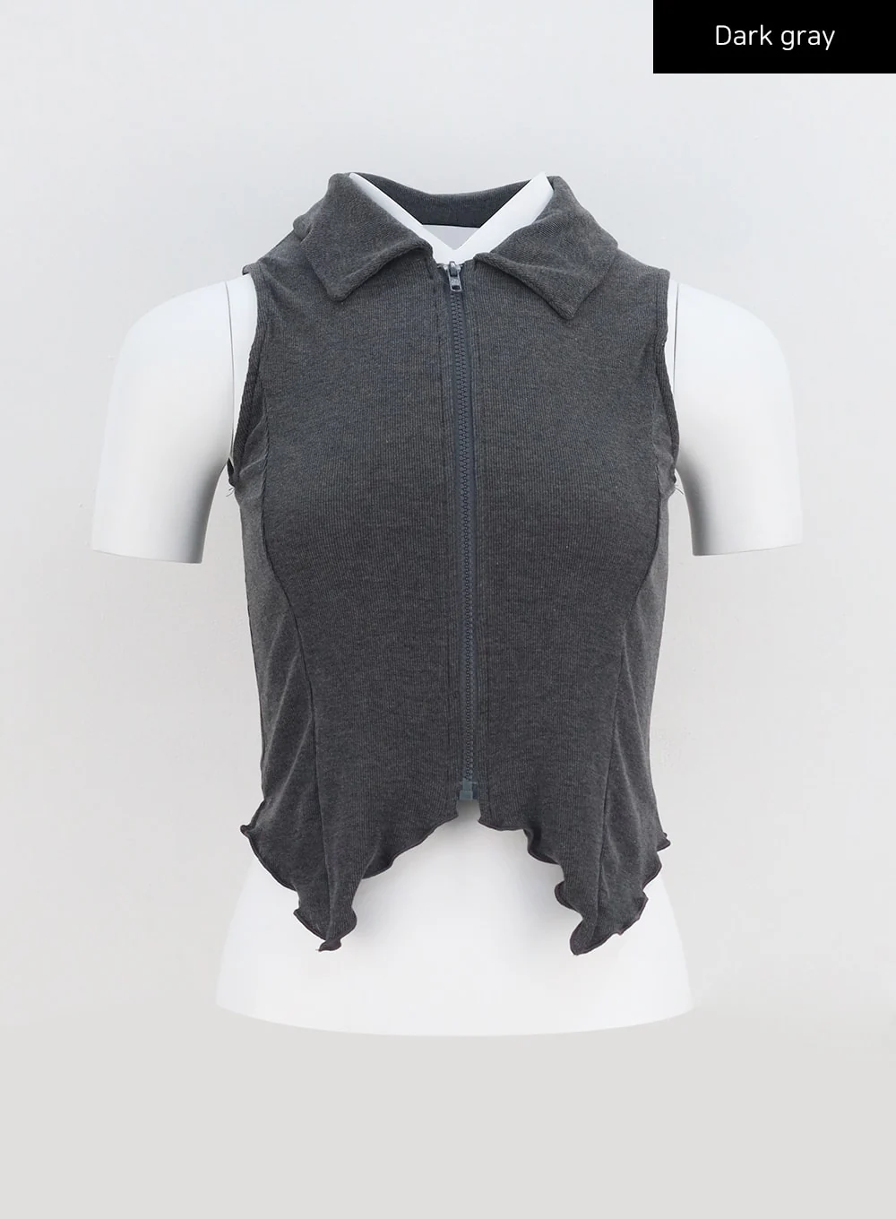 Sleeveless Zip-Up Top BY308 - Image 12