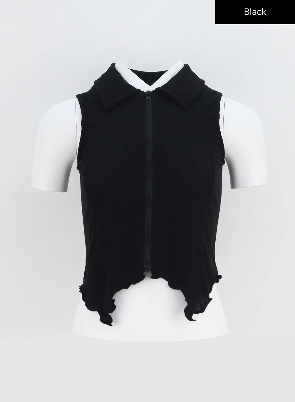 Sleeveless Zip-Up Top BY308 - Image 13