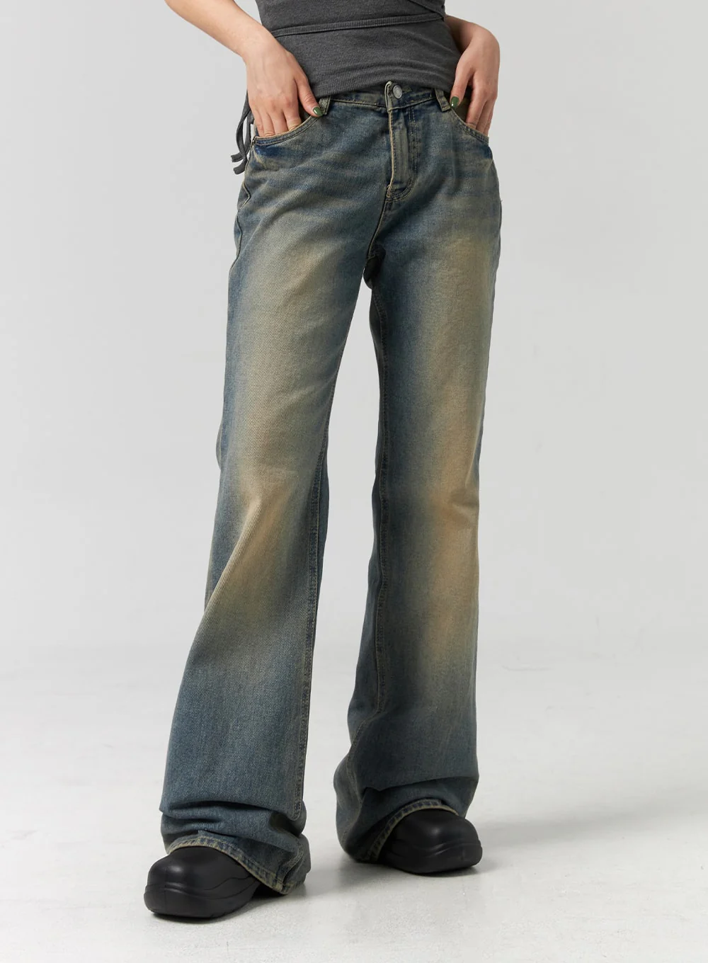 Slim Fit Bootcut Jeans CG330 - Image 9