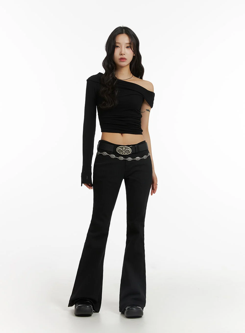 Slim Fit Bootcut Pants CJ416 - Image 6