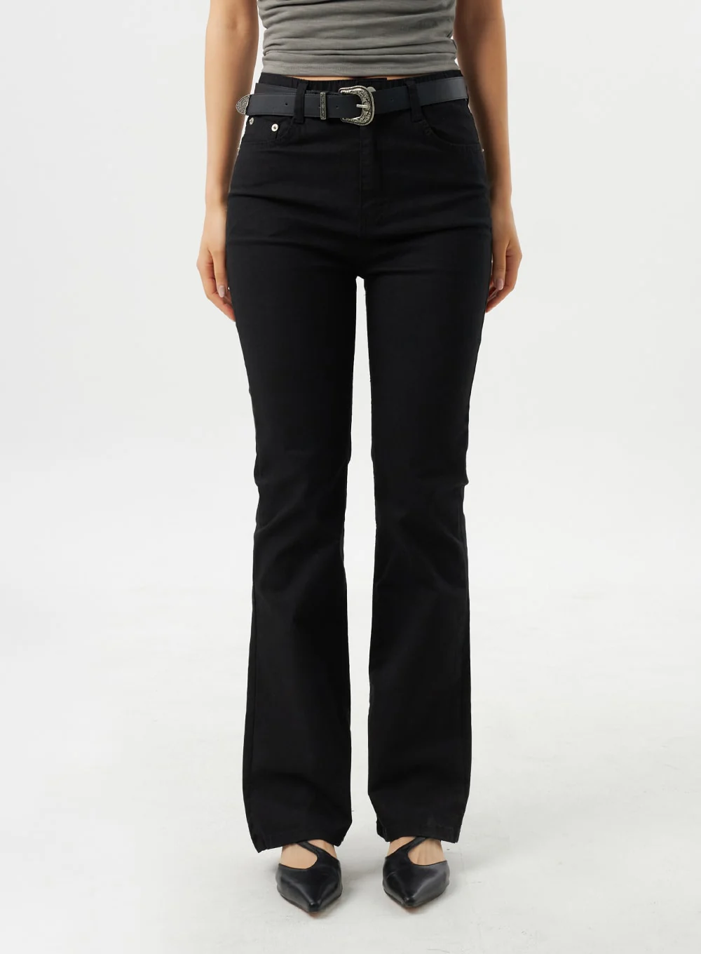 Slim Fit Bootcut Pants CY315 - Image 5