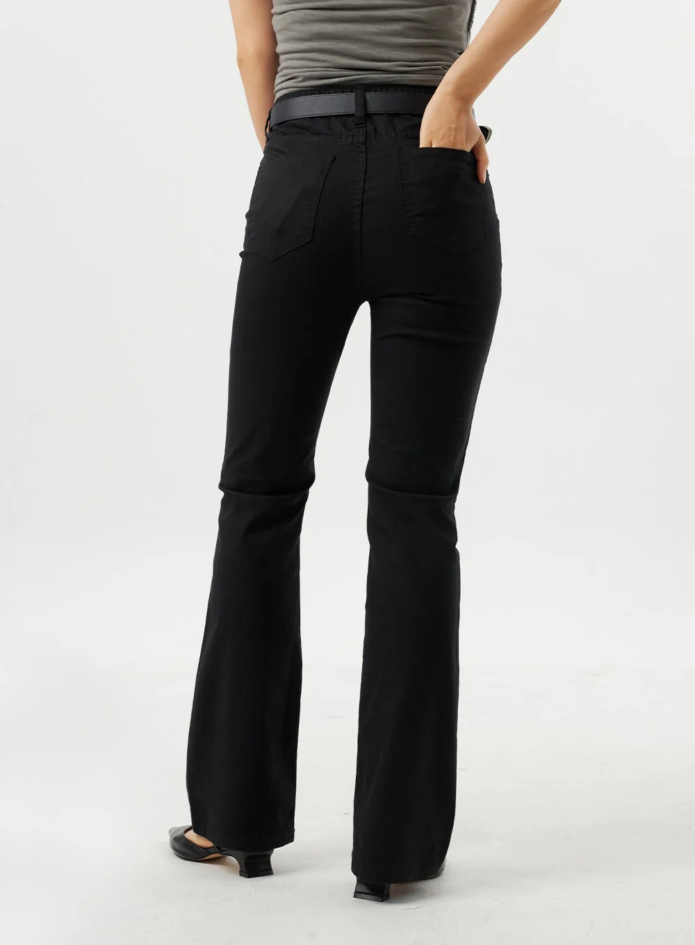 Slim Fit Bootcut Pants CY315 - Image 6