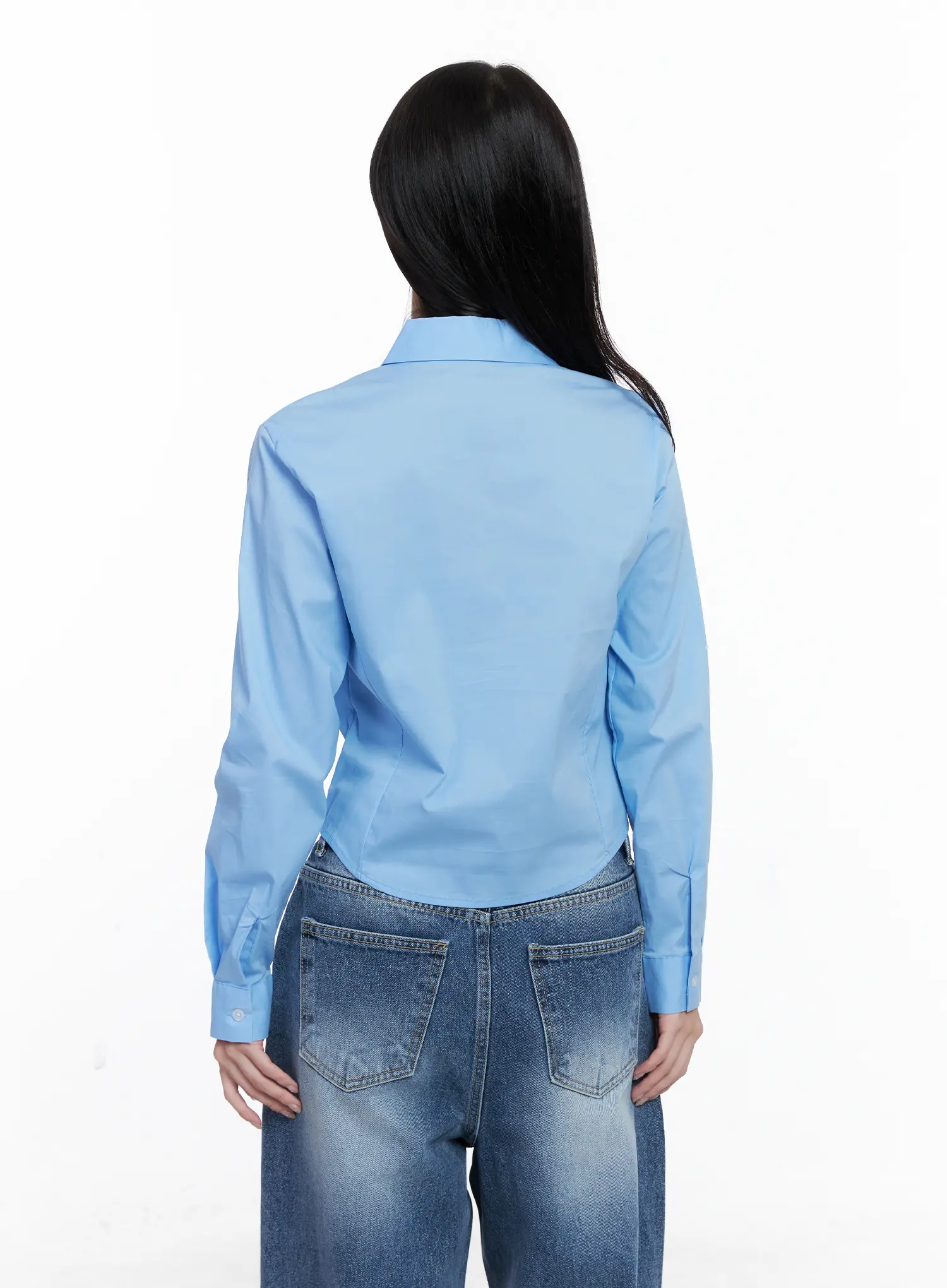 Slim Fit Button-Up Shirt CS519 - Image 7