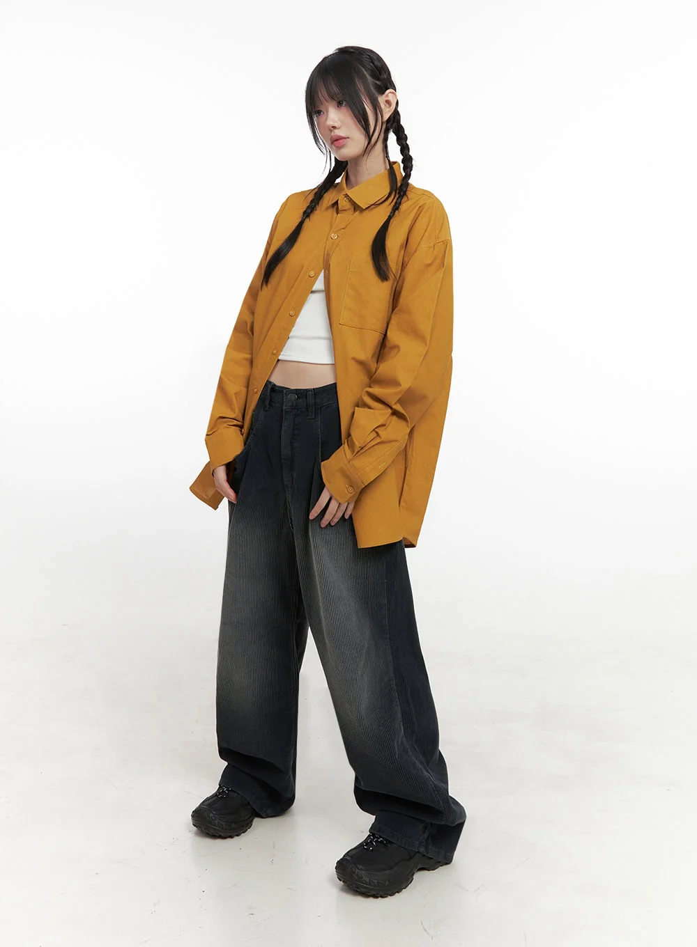 Slim-Fit Crop Tee ID402 - Image 10