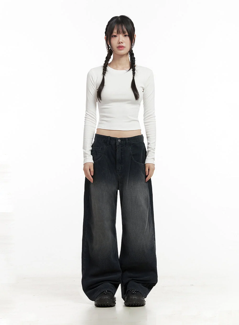 Slim-Fit Crop Tee ID402 - Image 4