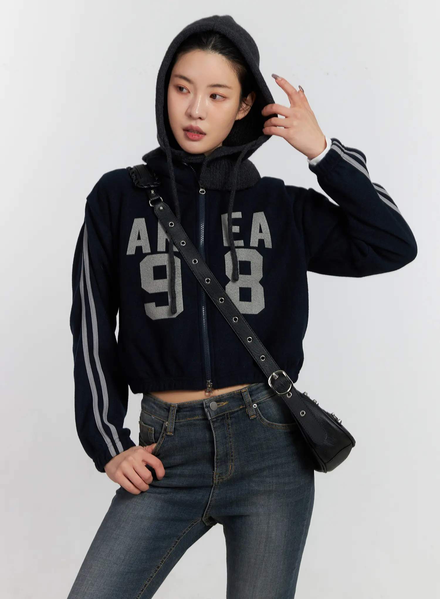 Slim-Fit Graphic Fleece Zip-Up CD509
