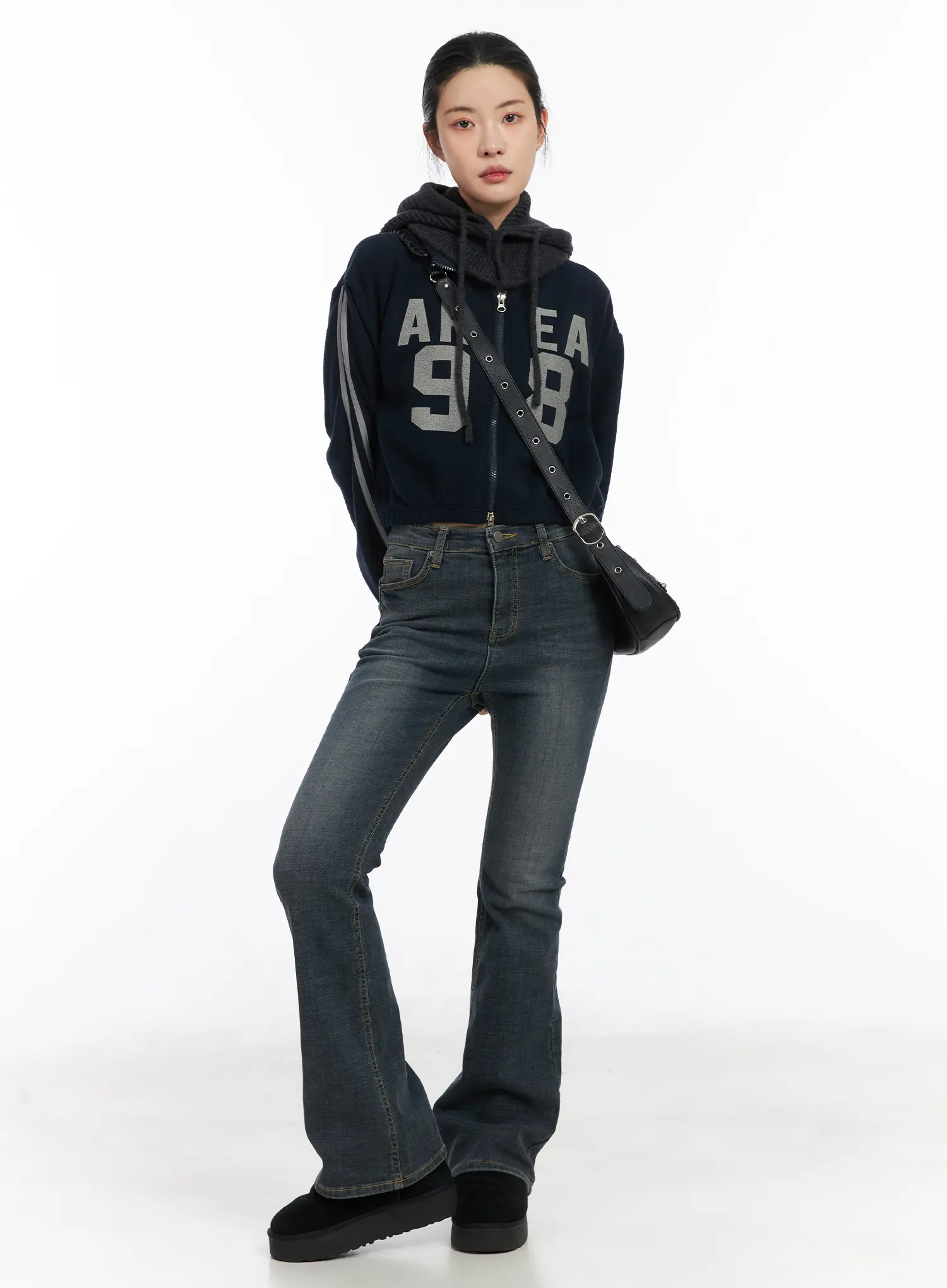 Slim-Fit Graphic Fleece Zip-Up CD509 - Image 3