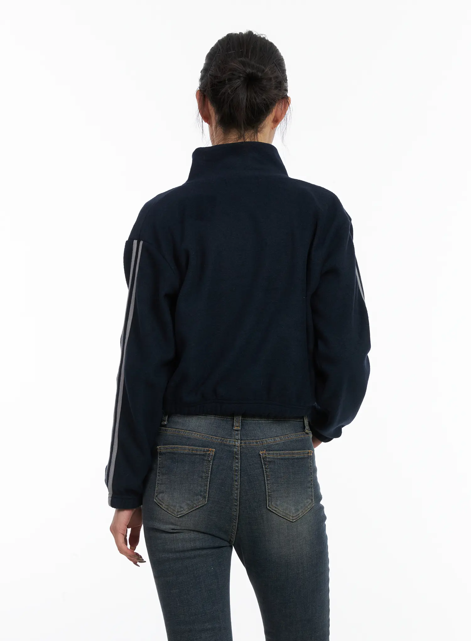 Slim-Fit Graphic Fleece Zip-Up CD509 - Image 7