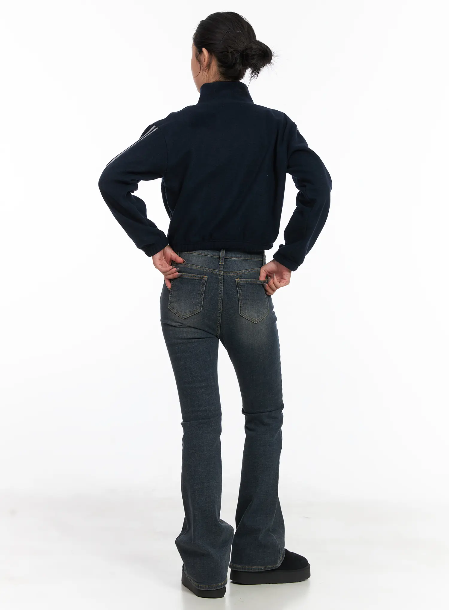 Slim-Fit Graphic Fleece Zip-Up CD509 - Image 8