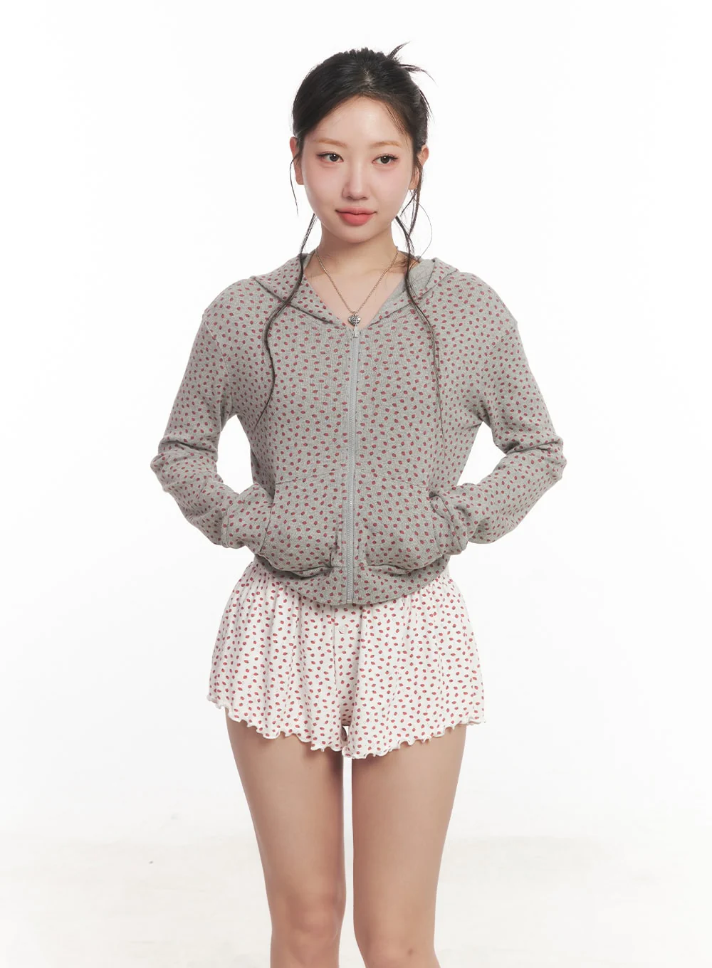 Slim-Fit Hooded Graphic Zip-Up CA525 - Image 13