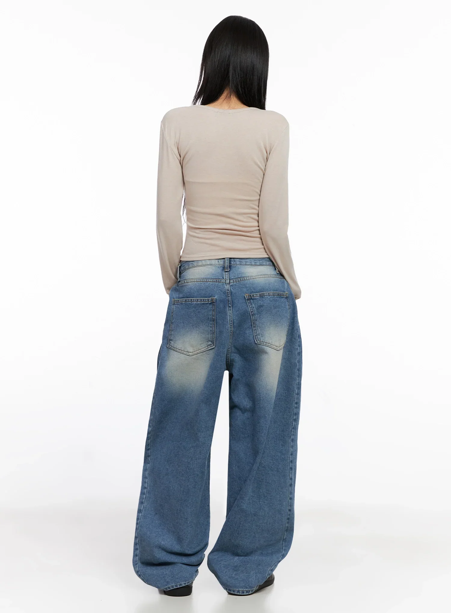Slim-Fit Long Sleeve Henley Tee IS515 - Image 9