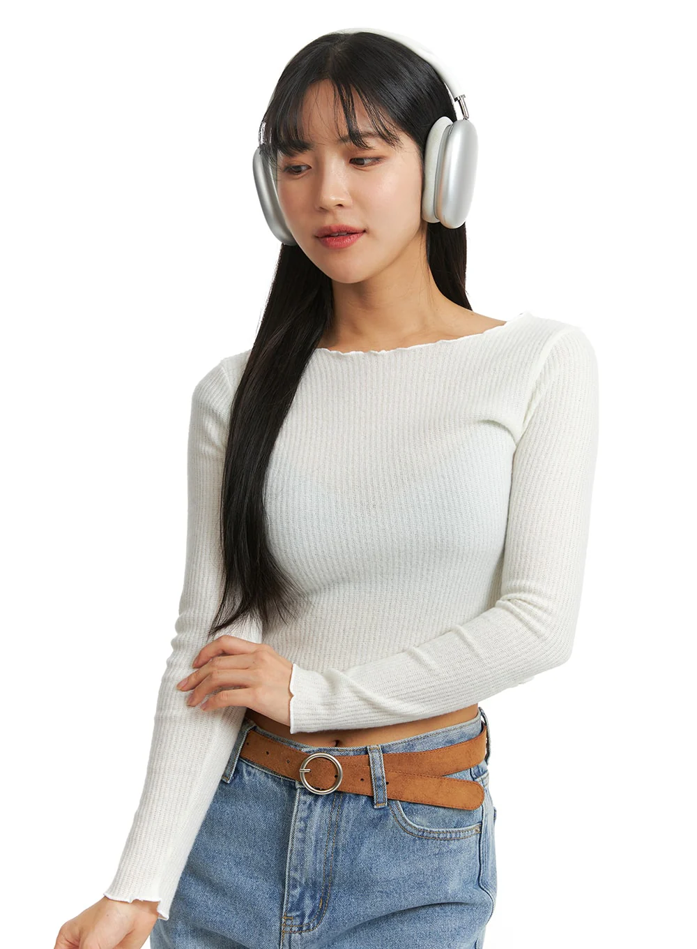 Slim Fit Solid Long Sleeve OJ405 - Image 6