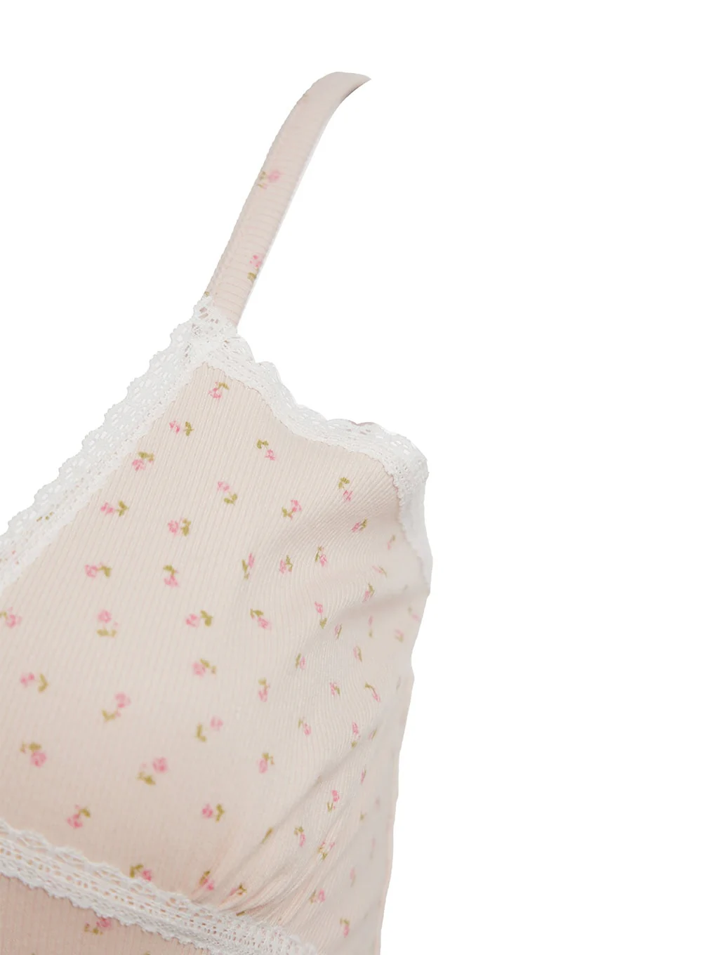 Soft Floral Lace Cami Top IA524 - Image 3