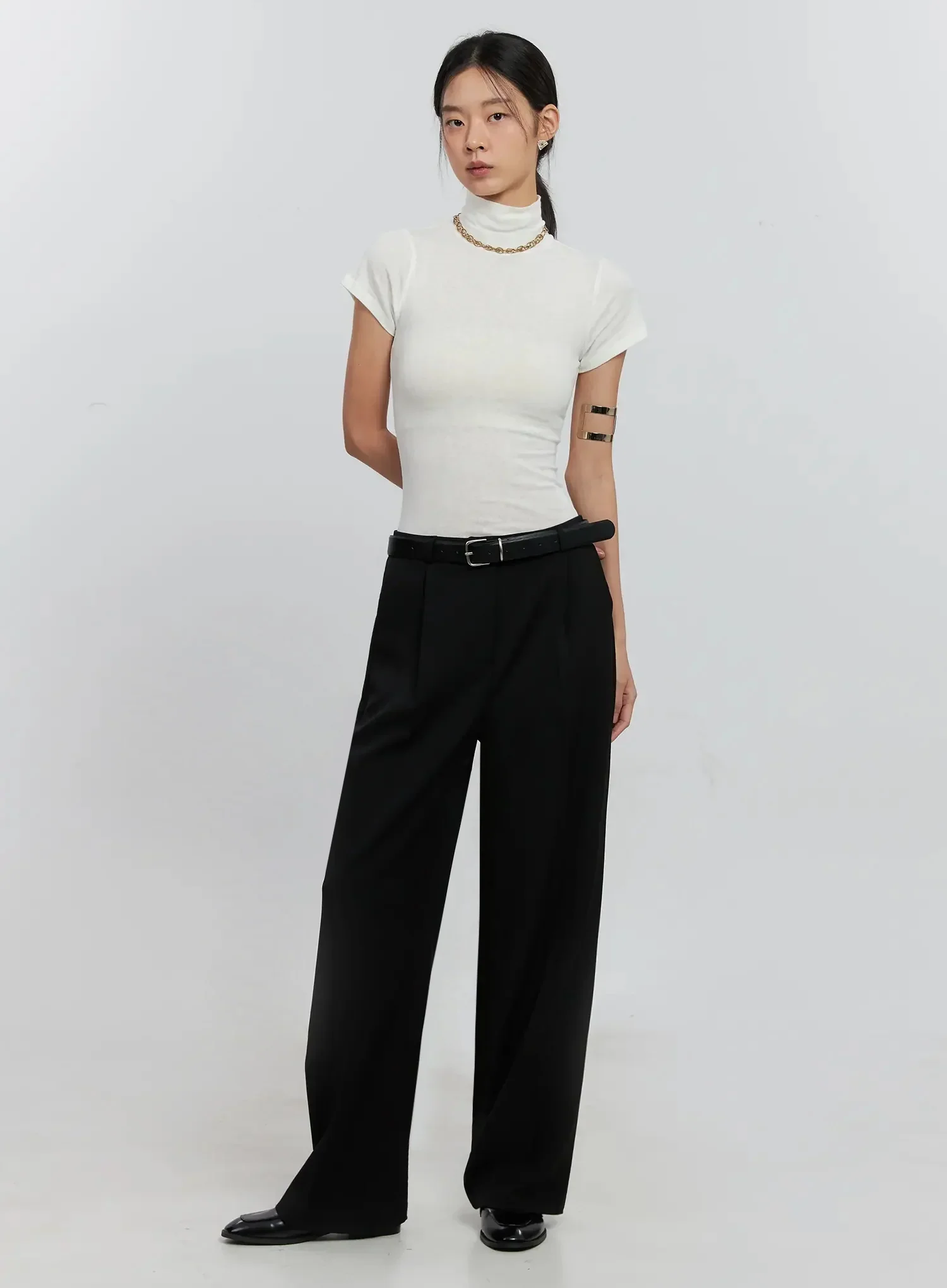 Soft Knit Short Sleeve Top IS516 - Image 13