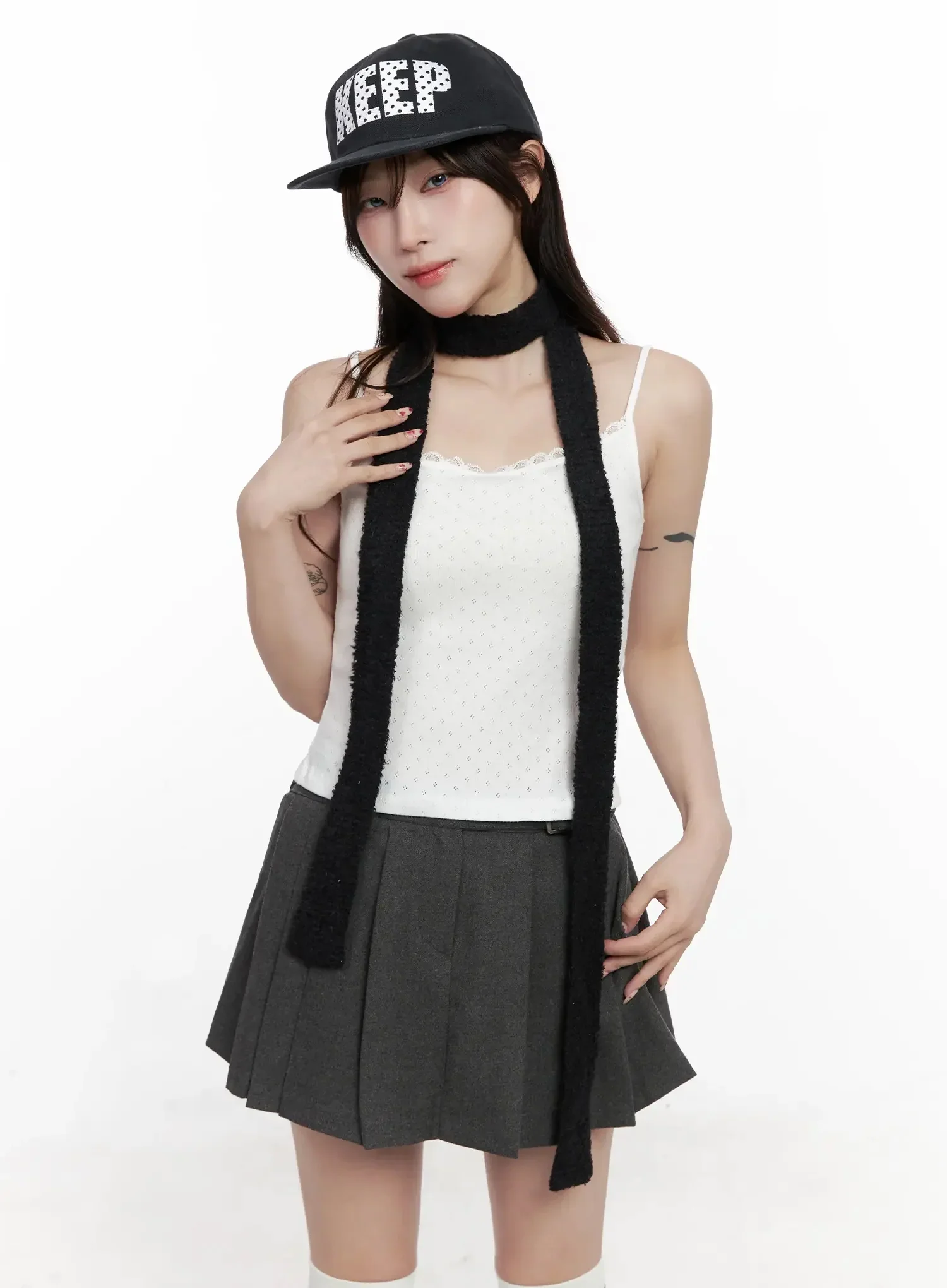 Soft Textured Scarf IN514 - Image 6