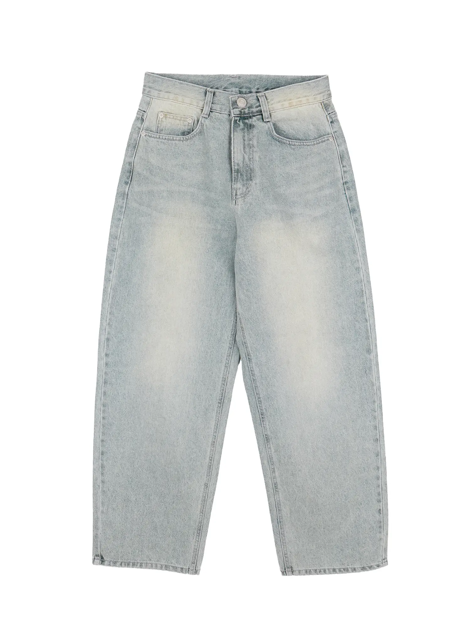 Sol Vintage Washed Baggy Jeans CF512 - Image 10