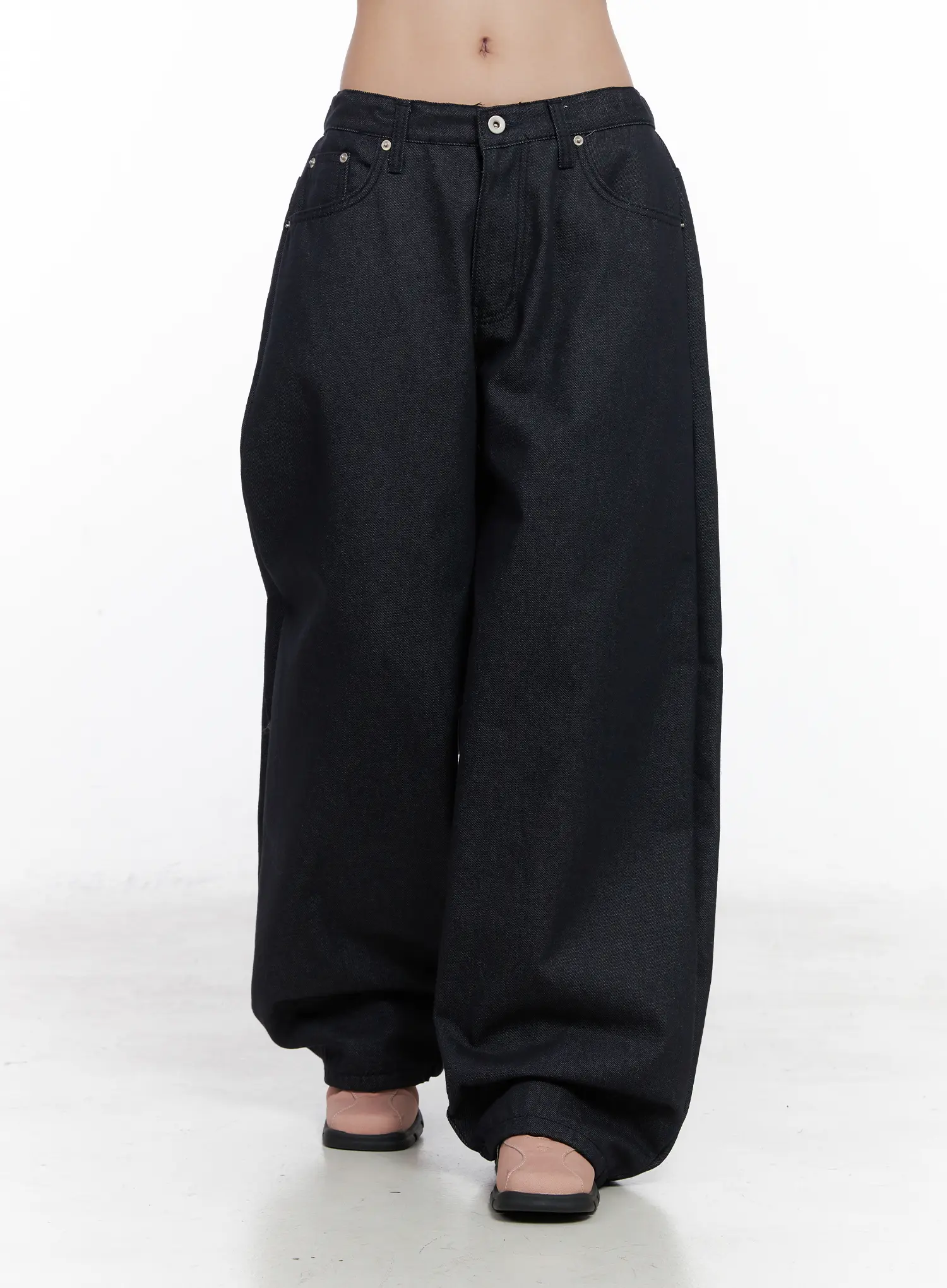 Solana Unwashed Wide-Leg Jeans CN514 - Image 10