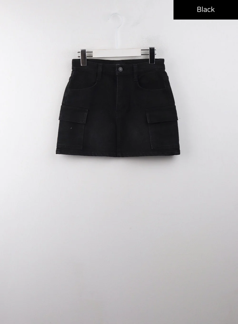 Solid Cargo Mini Skirt CJ405 - Image 8