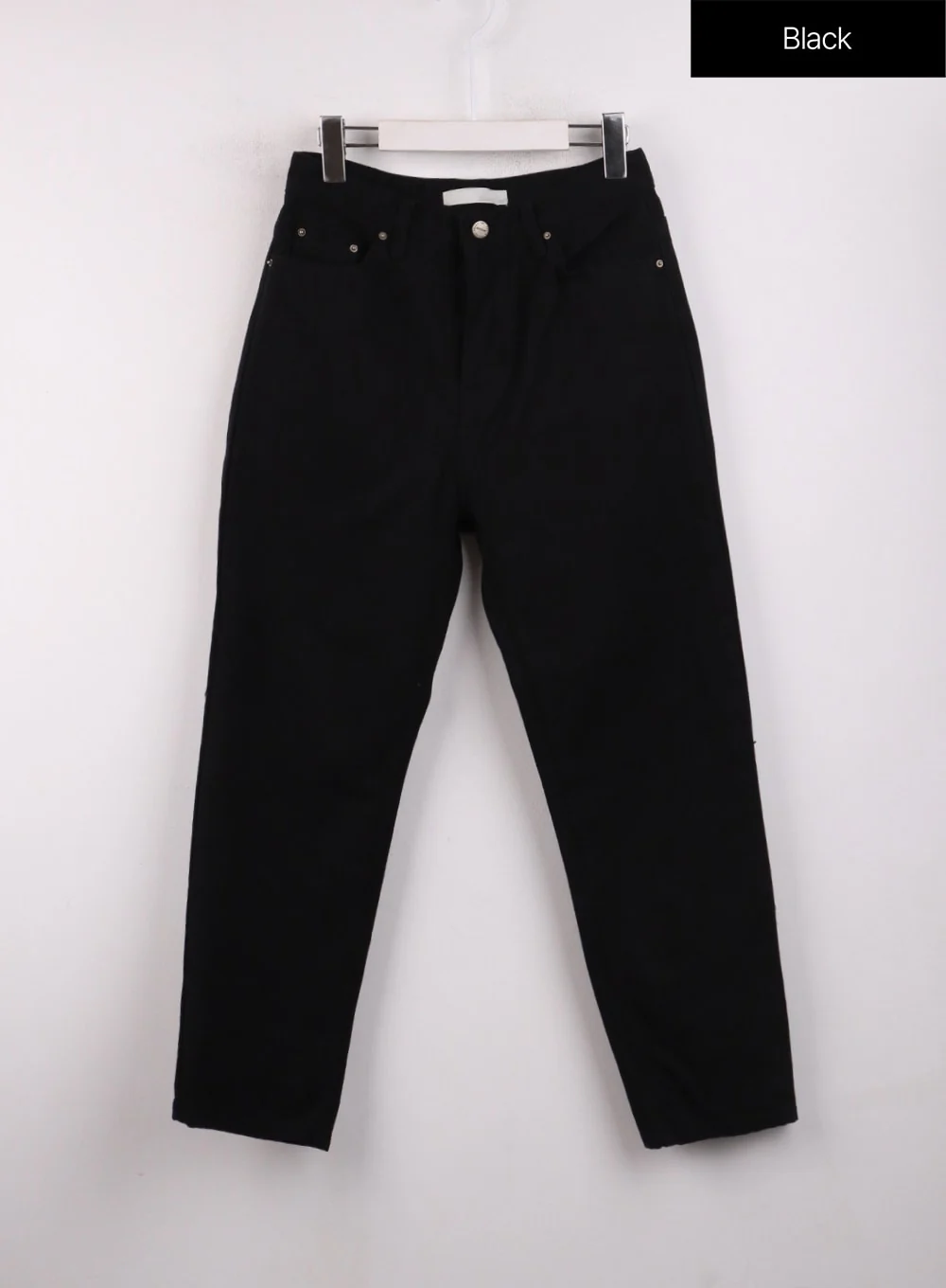 Solid Cotton Straight Pants OJ429 - Image 9