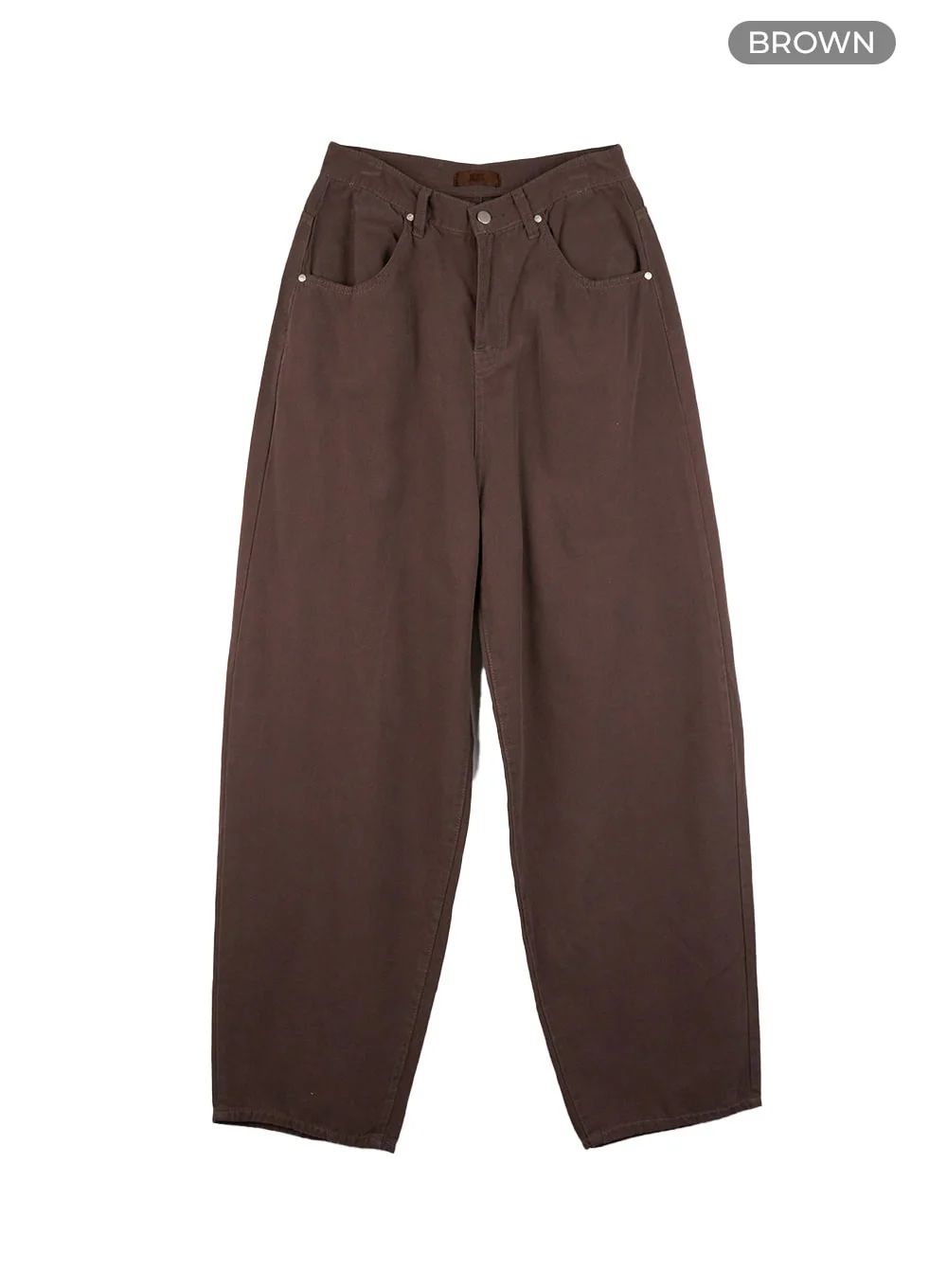 Solid Cotton Wide-Leg Pants CO415 - Image 8