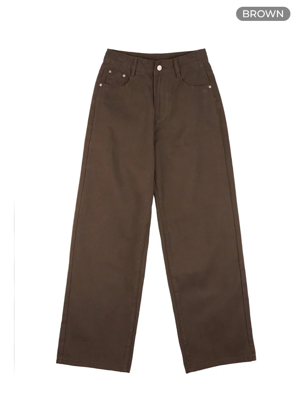 Solid Cotton Wide Leg Pants OS423 - Image 10