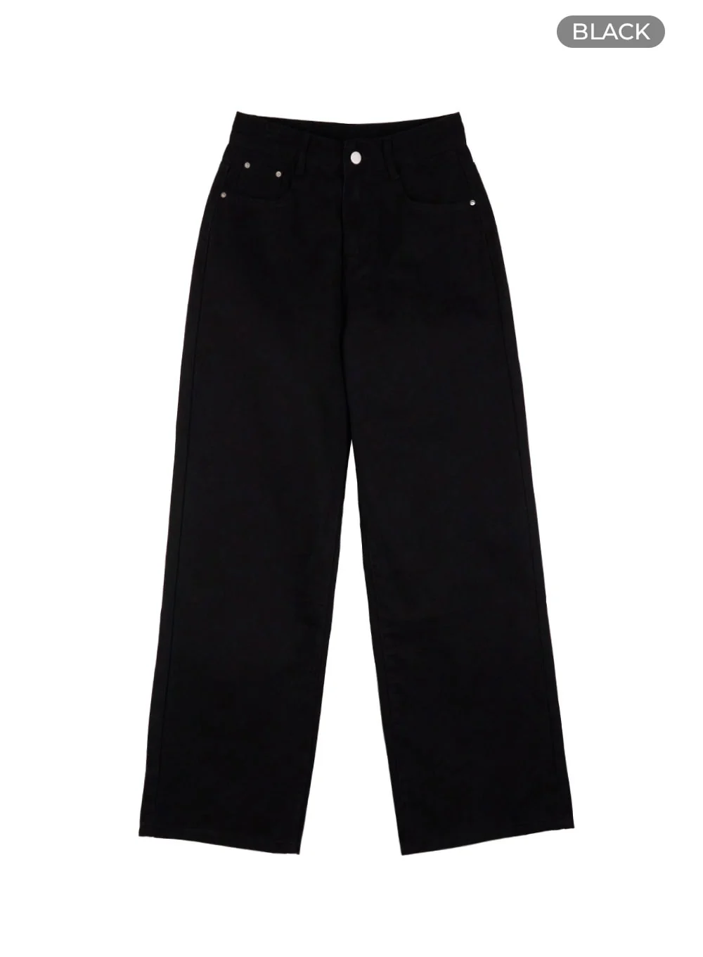 Solid Cotton Wide Leg Pants OS423 - Image 11