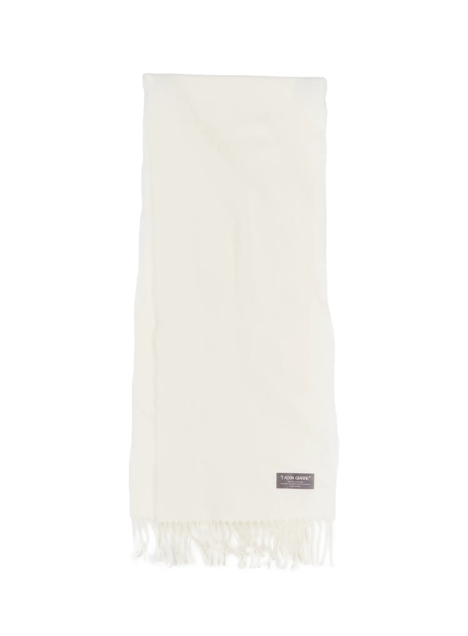 Solid Fringed Scarf IN513 - Image 3