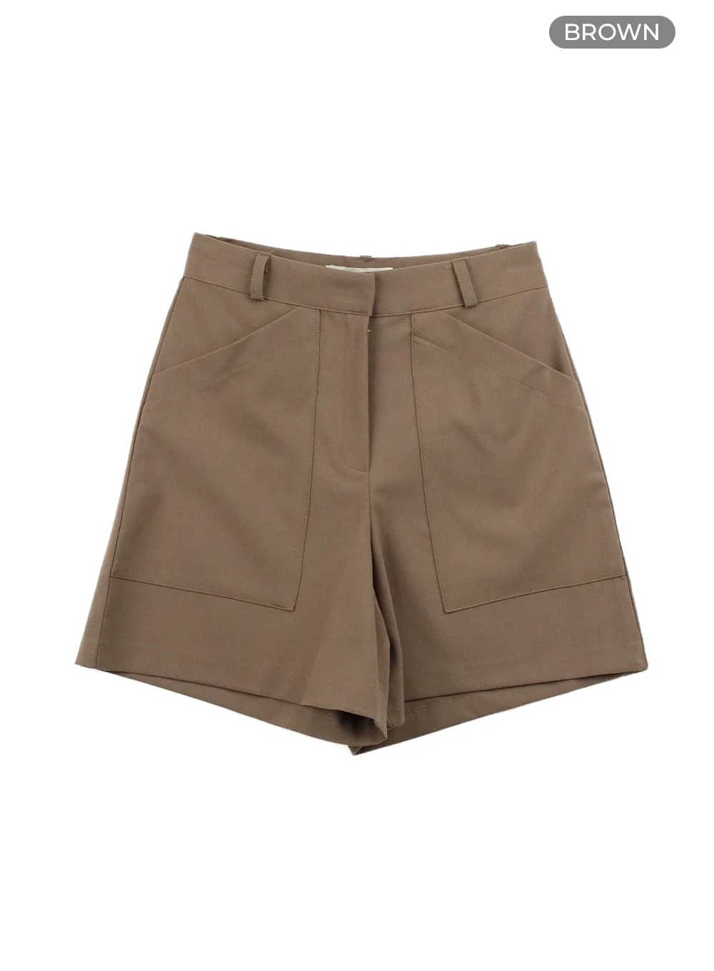 Solid Loose Fit Shorts OA429 - Image 11