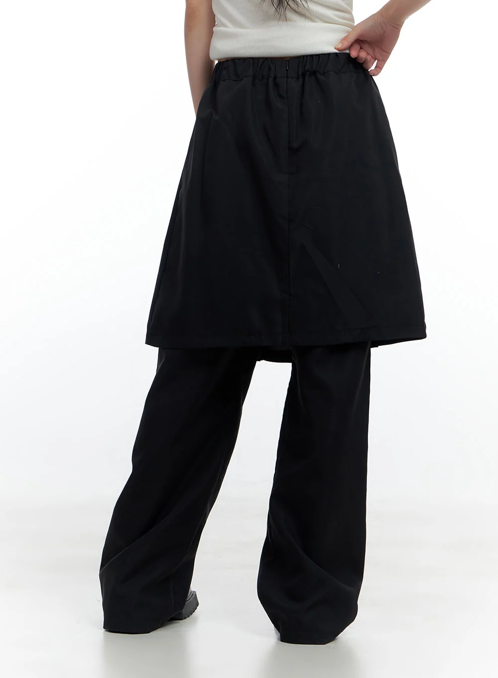 Solid Pleated Midi Skirt Bottoms CS420 - Image 6