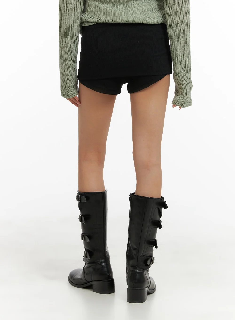 Solid Slim Fit Skort CM426 - Image 5
