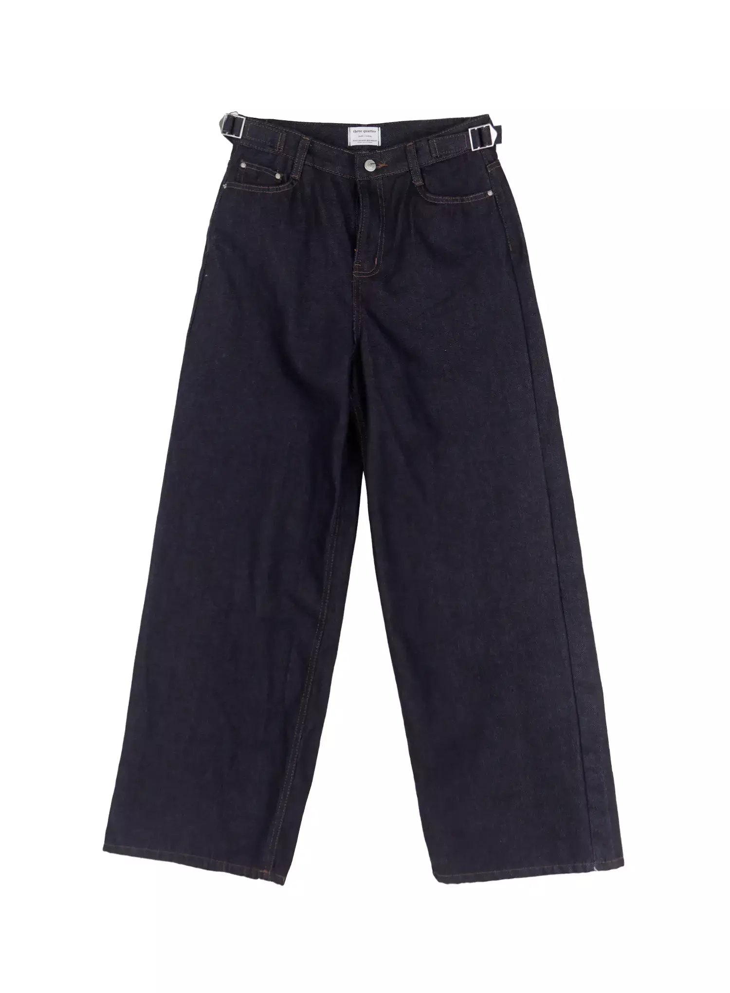 Soobin Side Button Wide-Leg Jeans IO530 - Image 16