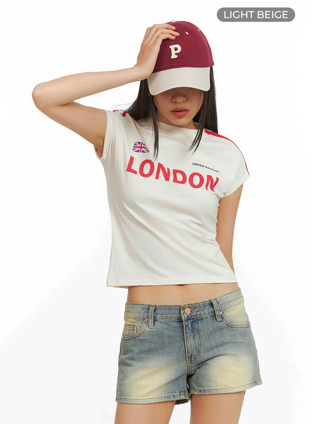 Sporty Crop T-Shirt IY422 - Image 7