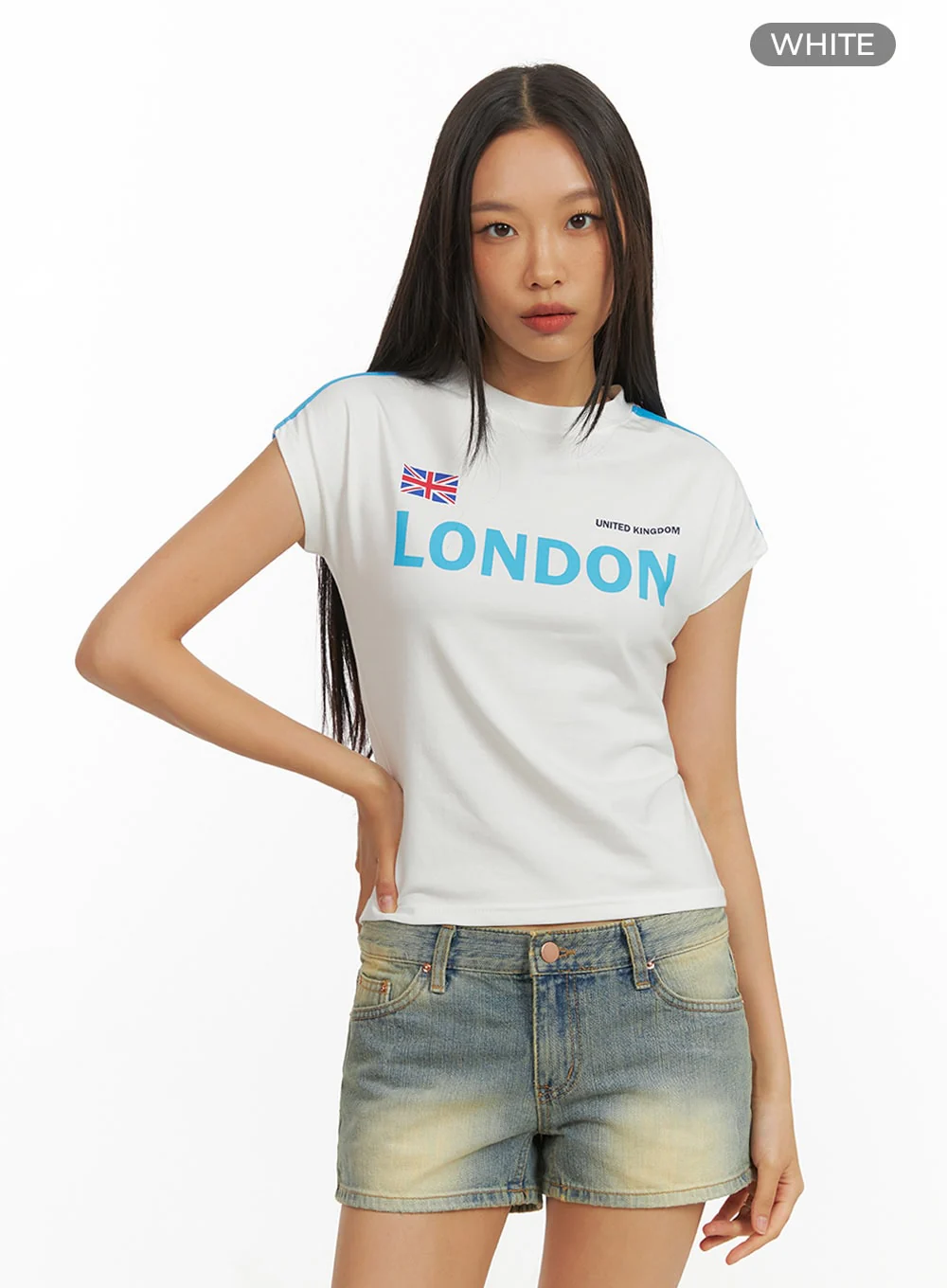 Sporty Crop T-Shirt IY422 - Image 8
