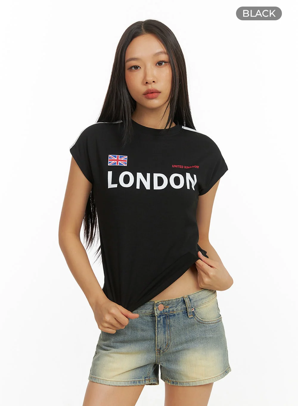 Sporty Crop T-Shirt IY422 - Image 9