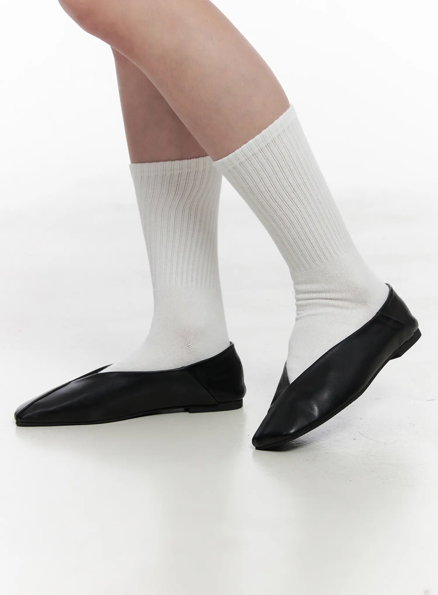 Square Crossline Ballet Flats CO524 - Image 3