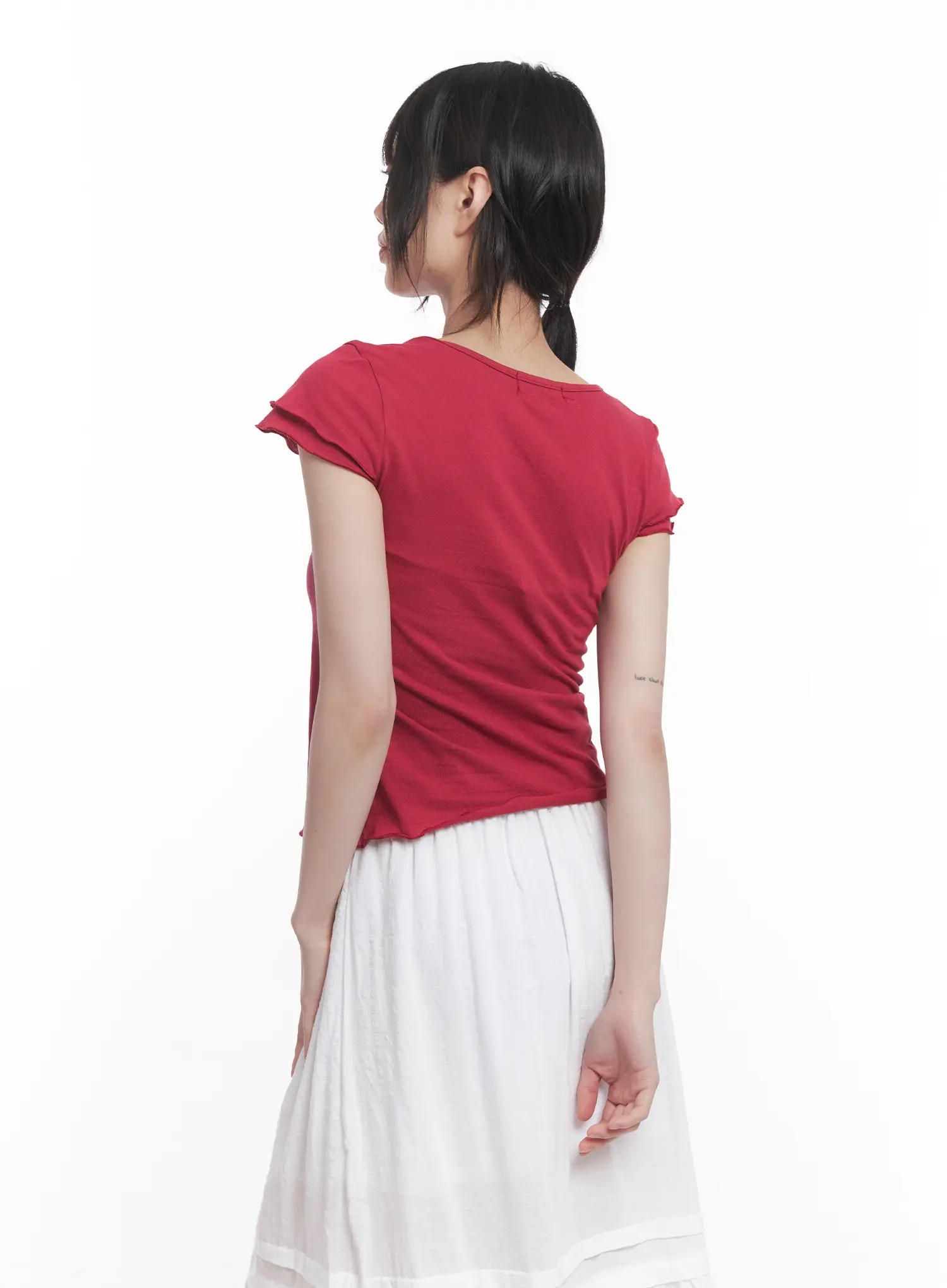 Square Neck Crop Top CU519 - Image 6