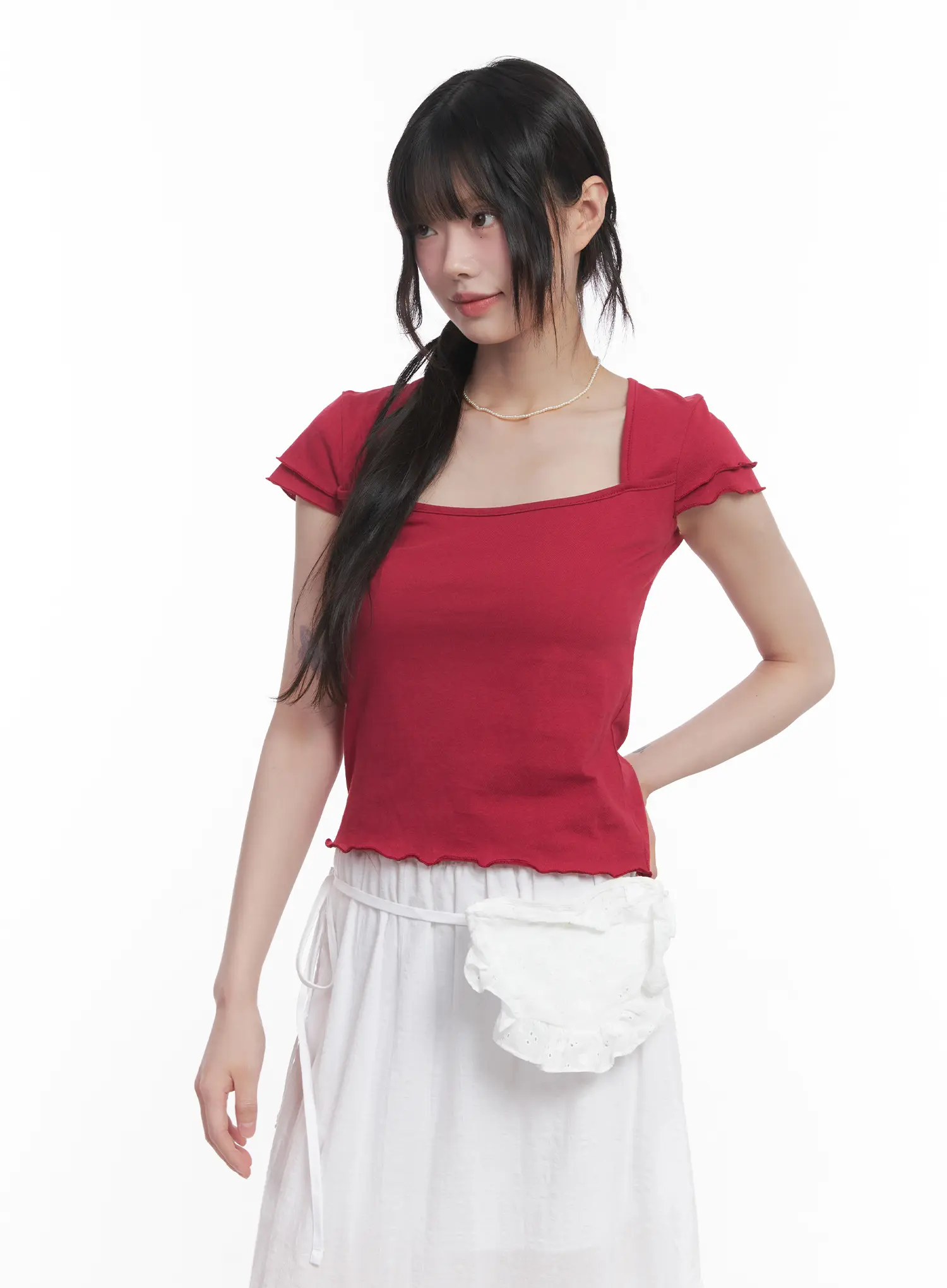 Square Neck Crop Top CU519 - Image 8