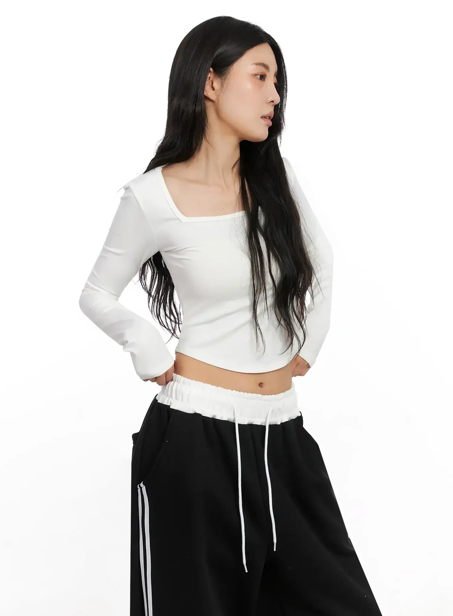 Square Neck Crop Top IN528 - Image 3
