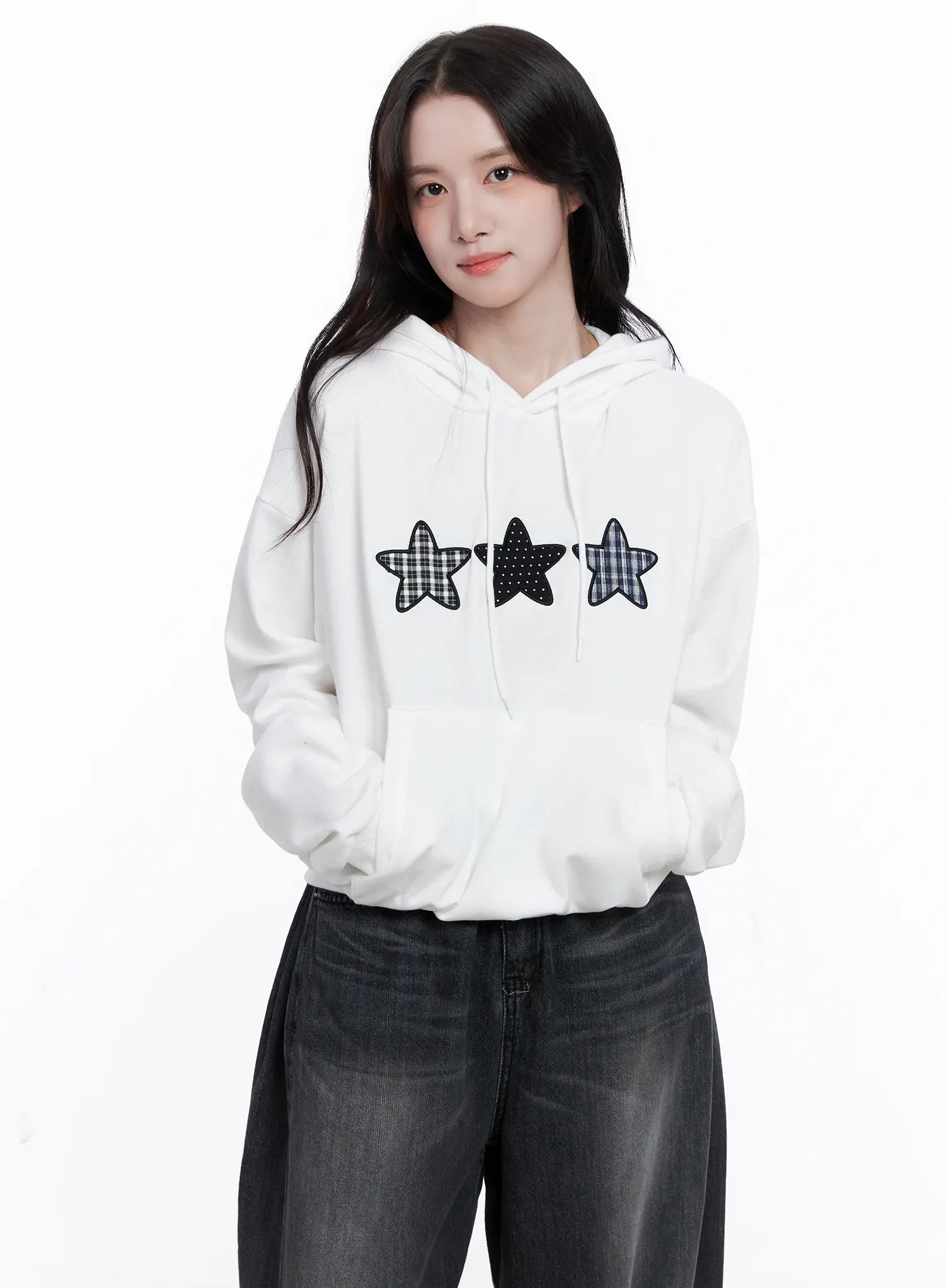 Star Graphic Hoodie CS519 - Image 2