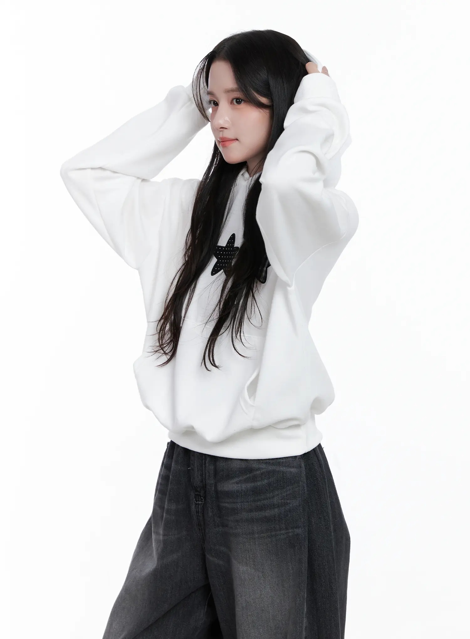 Star Graphic Hoodie CS519 - Image 5