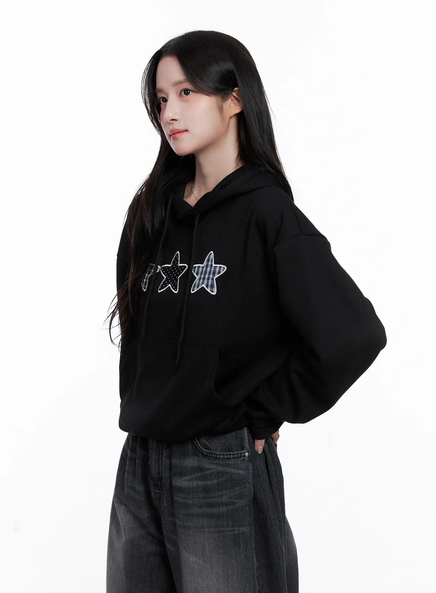 Star Graphic Hoodie CS519 - Image 8