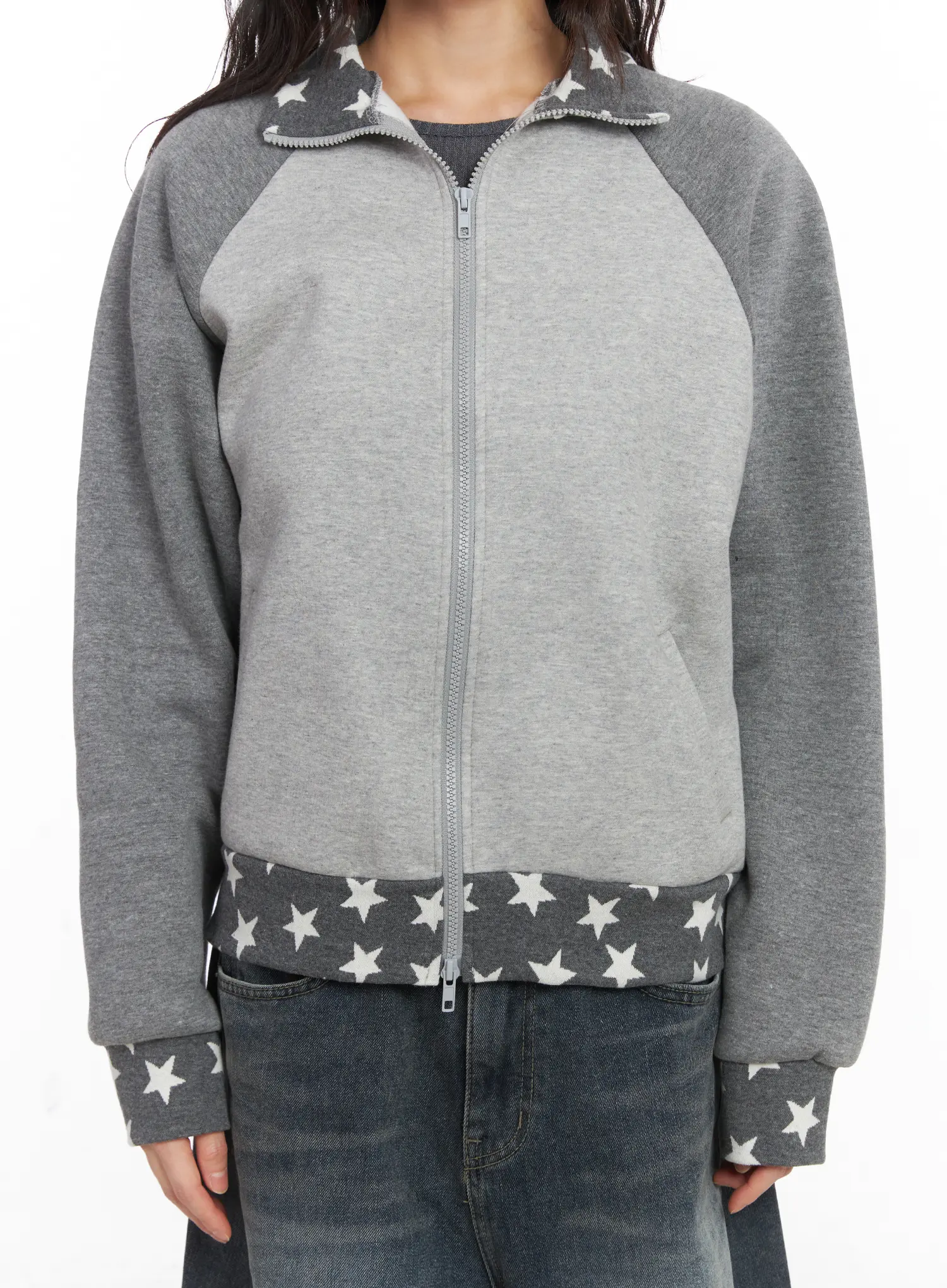 Star Graphic Sweatshirt CJ501 - Image 4