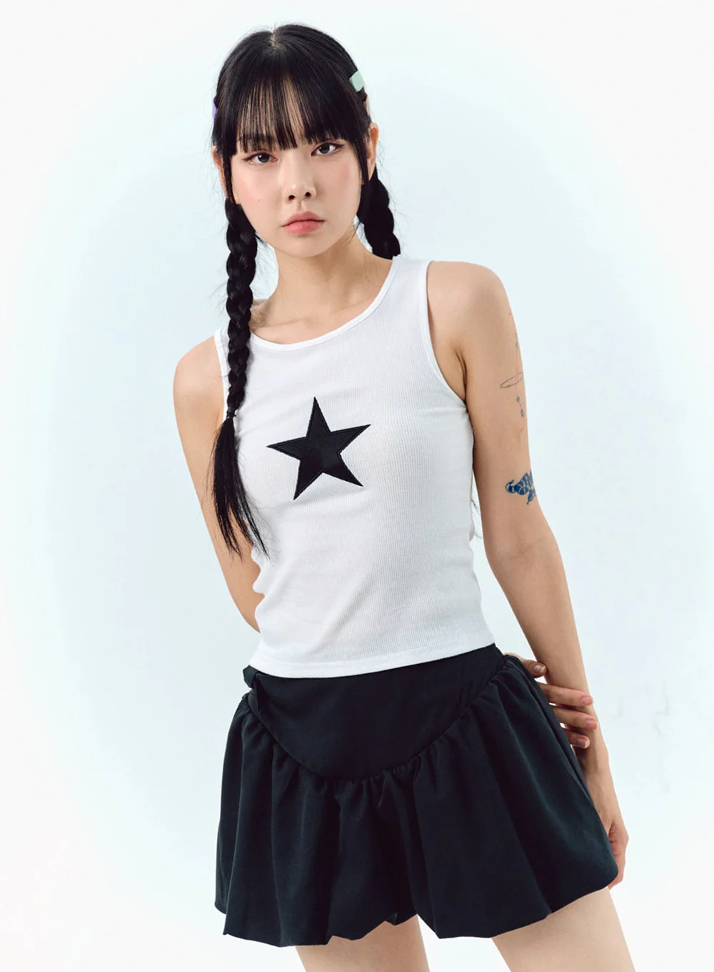 Star Graphic Tank Top IL328 - Image 2