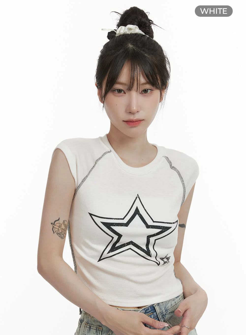 Star Graphic Tee OA426 - Image 8