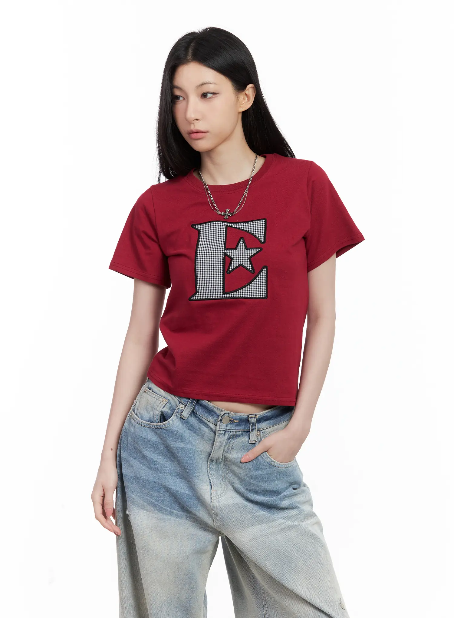 Star Print Casual Tee CL501 - Image 21