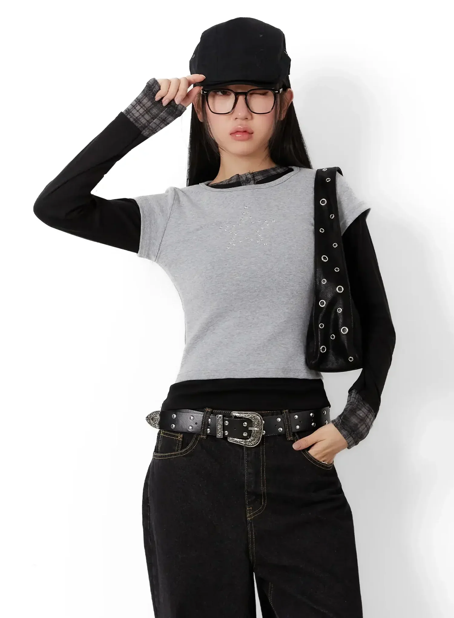 Star Studded Short Sleeve Tee ID525